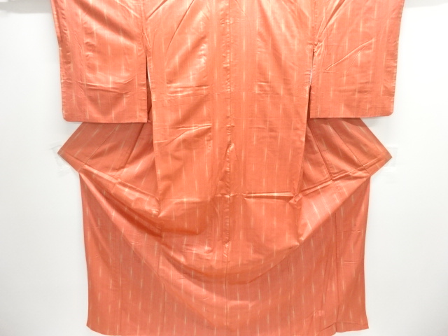 JAPANESE KIMONO / ANTIQUE KIMONO / SILK / HAND WOVEN TSUMUGI / STRIPE